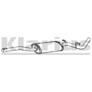 SK36M KLARIUS Exhaust System Middle Silencer