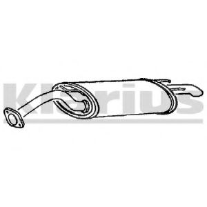 TY213A KLARIUS Exhaust System End Silencer