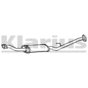 TY466C KLARIUS Exhaust System Middle Silencer