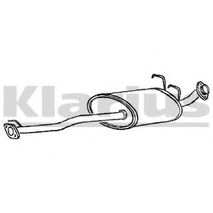 TY531G KLARIUS Exhaust System Middle Silencer