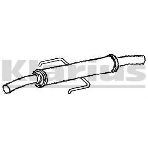 TY603B KLARIUS Exhaust System Middle Silencer