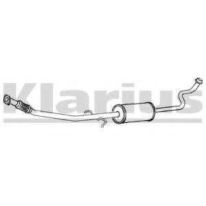 TY611M KLARIUS Exhaust System Middle Silencer