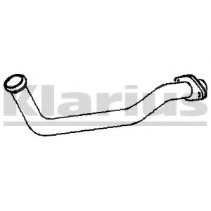 TY621A KLARIUS Exhaust System Exhaust Pipe