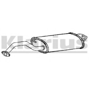 TY626Q KLARIUS Exhaust System End Silencer