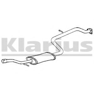 VO380W KLARIUS Exhaust System Middle Silencer