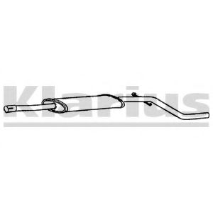 VO70H KLARIUS Exhaust System Middle Silencer