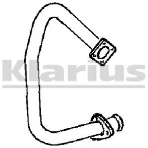 VW540Q KLARIUS Exhaust Pipe