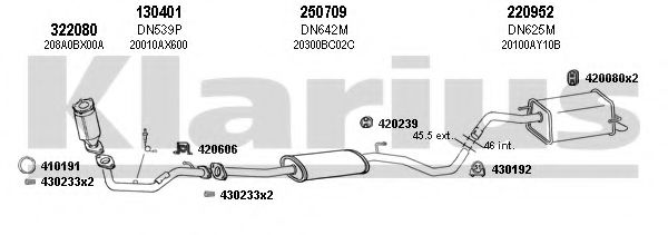 270528E KLARIUS Exhaust System