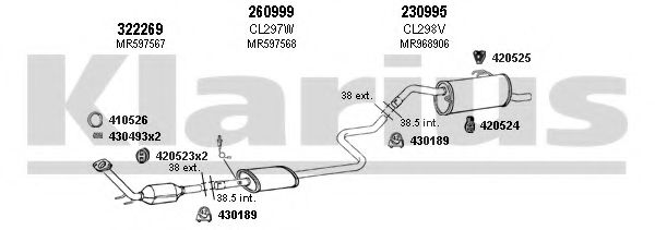 210224E KLARIUS Exhaust System Exhaust System