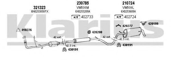 931270E KLARIUS Exhaust System Exhaust System