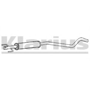 250742 KLARIUS Exhaust System Middle Silencer