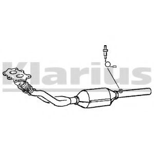 322181 KLARIUS Exhaust System Catalytic Converter