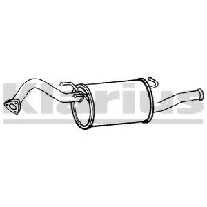 CL212W KLARIUS Exhaust System End Silencer