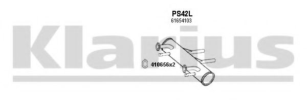 680025E KLARIUS Exhaust System Exhaust System