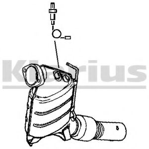 322455 KLARIUS Exhaust System Catalytic Converter