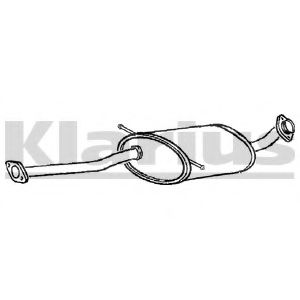 HY130B KLARIUS Exhaust System Middle Silencer