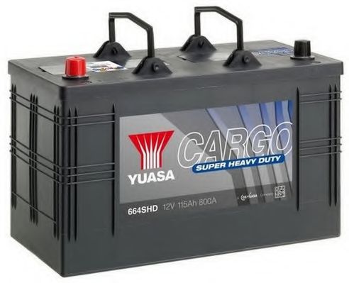 664SHD YUASA Система стартера Стартерная аккумуляторная батарея