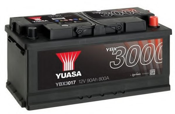 YBX3017 YUASA Система стартера Стартерная аккумуляторная батарея