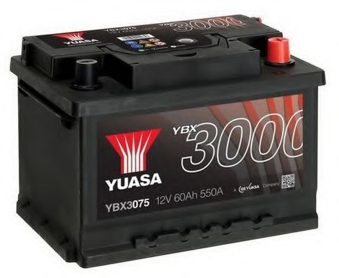 YBX3075 YUASA Стартерная аккумуляторная батарея
