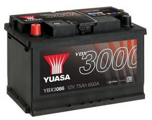 YBX3086 YUASA Система стартера Стартерная аккумуляторная батарея
