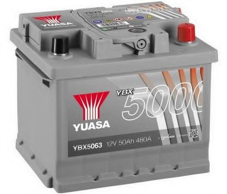 YBX5063 YUASA Система стартера Стартерная аккумуляторная батарея