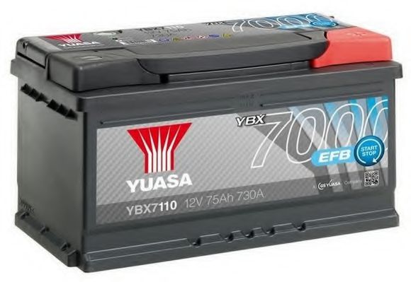 YBX7110 YUASA Стартерная аккумуляторная батарея