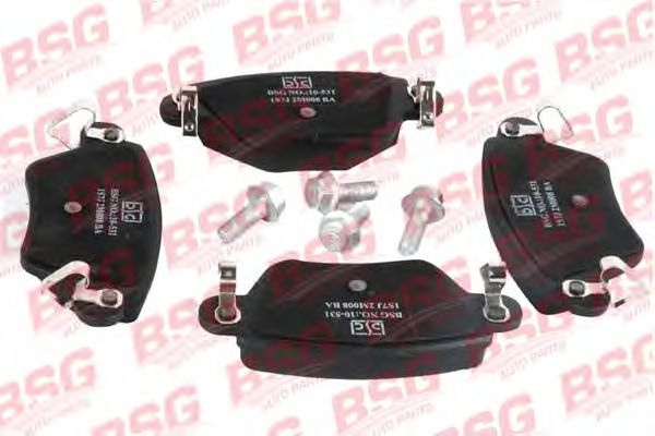 BSG 30-200-027 BSG Тормозная система Комплект тормозных колодок, дисковый тормоз