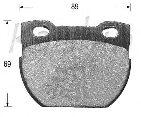 D10104 KAISHIN Brake Pad Set, disc brake