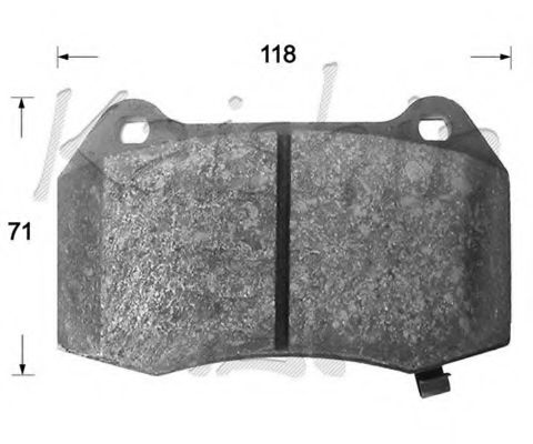 D10122 KAISHIN Brake Pad Set, disc brake