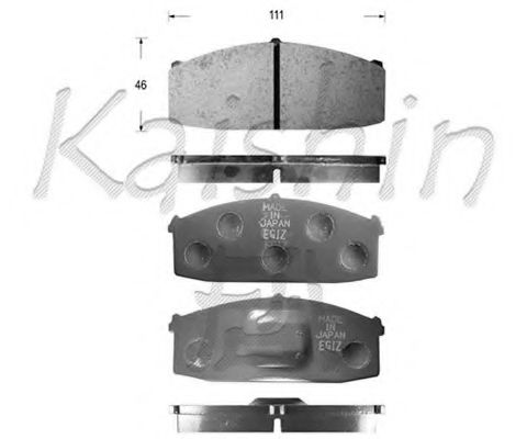 D1013 KAISHIN Тормозная система Тормозной диск