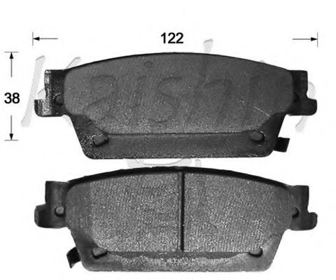 D10143 KAISHIN Brake System Brake Pad Set, disc brake