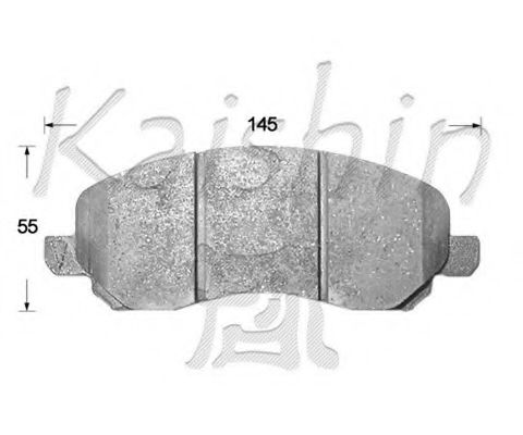 D10144 KAISHIN Brake Pad Set, disc brake