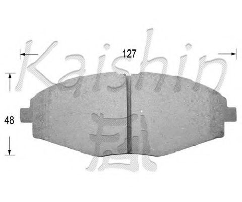 FK11144 KAISHIN Brake System Brake Pad Set, disc brake