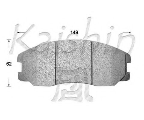 FK11242 KAISHIN Brake System Brake Pad Set, disc brake
