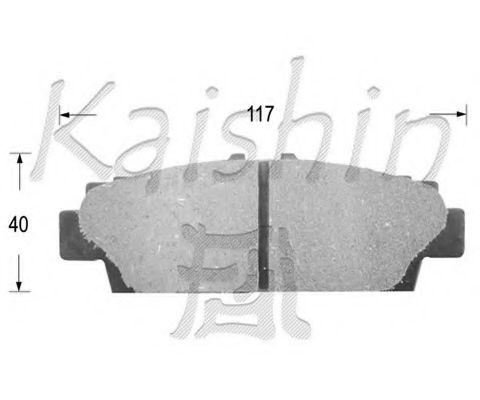 D2089 KAISHIN Тормозная система Тормозной диск