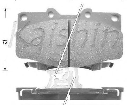 FK2094 KAISHIN Brake System Brake Pad Set, disc brake
