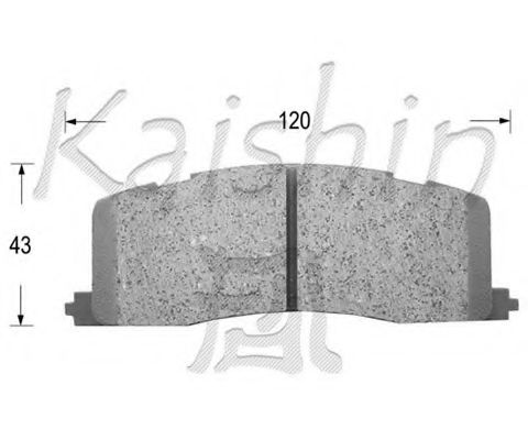 D2105 KAISHIN Тормозной диск