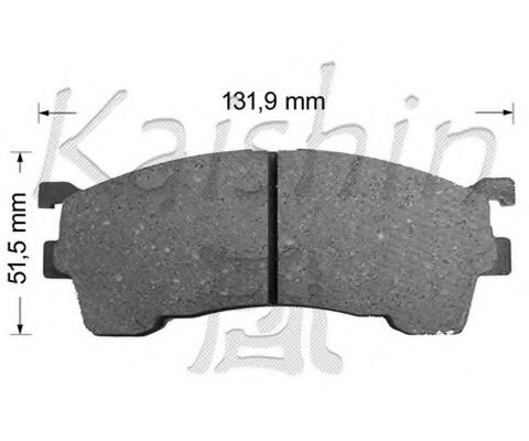 FK3084 KAISHIN Brake System Brake Pad Set, disc brake