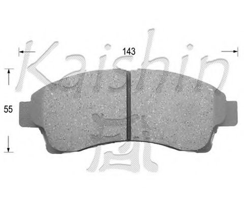 D3113 KAISHIN Brake System Brake Pad Set, disc brake