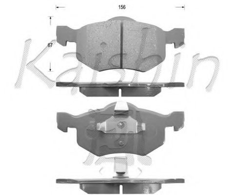 FK3114 KAISHIN Brake System Brake Pad Set, disc brake