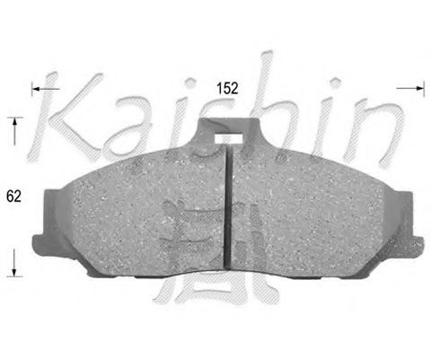 D3119 KAISHIN Brake System Brake Pad Set, disc brake