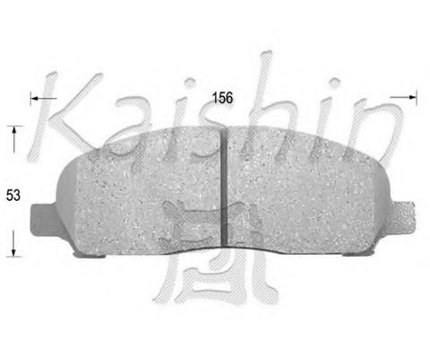 D6097 KAISHIN Brake System Brake Pad Set, disc brake