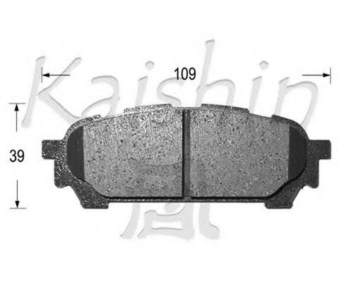 D7059 KAISHIN Brake System Brake Pad Set, disc brake