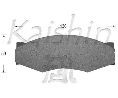 FK1025 KAISHIN Brake System Brake Pad Set, disc brake