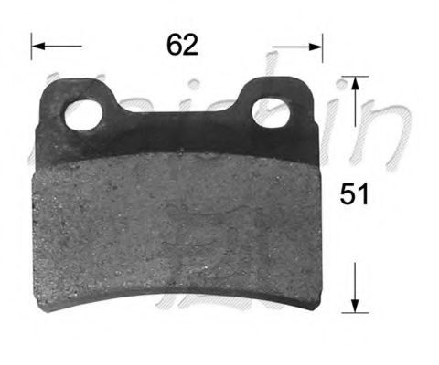 FK11181 KAISHIN Brake Pad Set, disc brake
