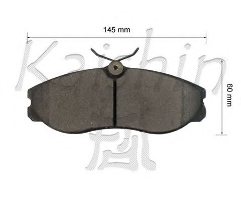 FK1213 KAISHIN Комплект тормозных колодок, дисковый тормоз