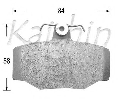FK1214 KAISHIN Brake Pad Set, disc brake