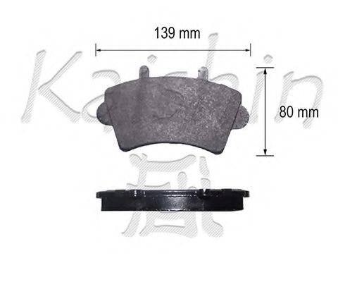 FK1303 KAISHIN Brake System Brake Pad Set, disc brake