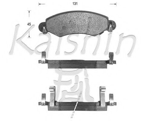 FK9051 KAISHIN Brake System Brake Pad Set, disc brake