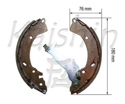 K11182 KAISHIN Brake System Brake Shoe Set